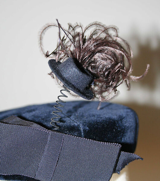 Hat, Hattie Carnegie, Inc. (American, 1918–1965), wool, American