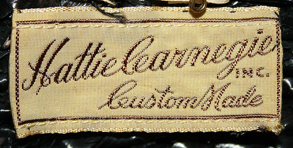 Hat, Hattie Carnegie, Inc. (American, 1918–1965), straw, American