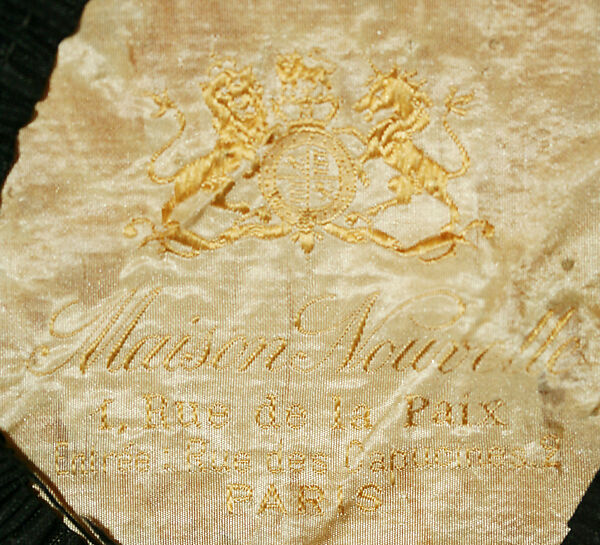 Hat, silk, ostrich plumes, French