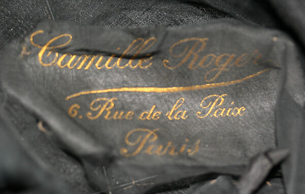 Hat, silk, horsehair, wire, metal, French