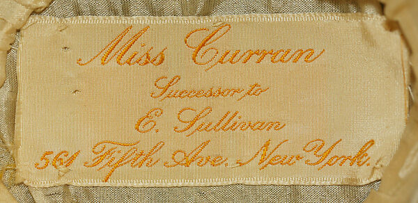 Toque, fur, silk, feathers, wire, American