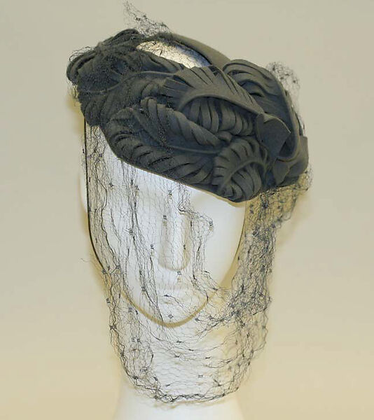 Hat, wool, silk, American