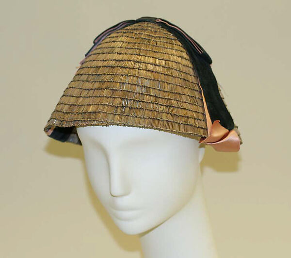 Hat, Suzanne Talbot, straw, silk, French 