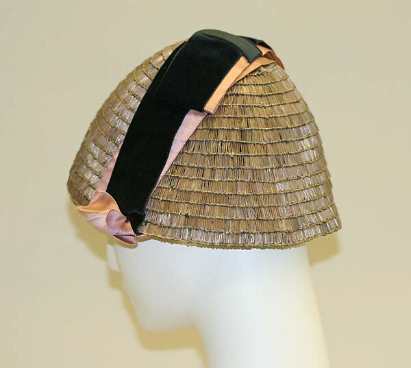 Hat, Suzanne Talbot, straw, silk, French