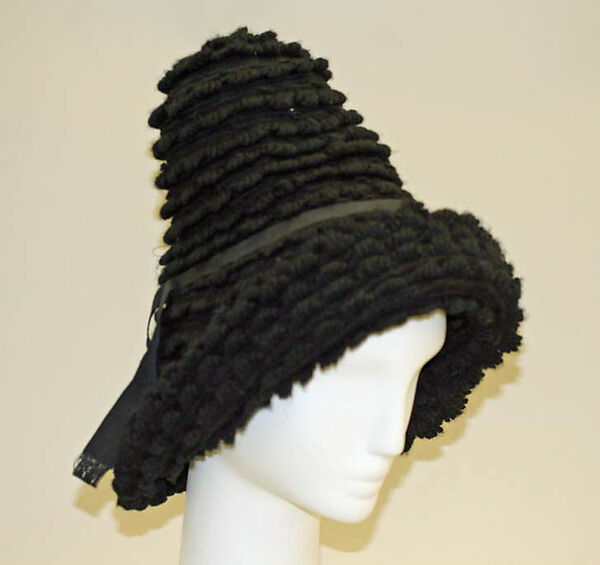 Hat, John-Frederics (American, 1929–1948), wool, American 