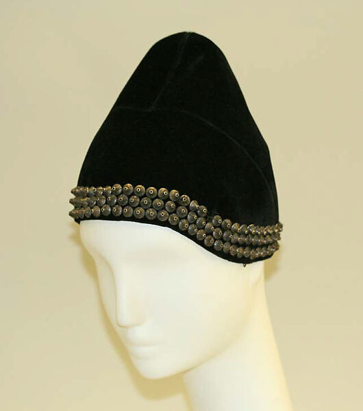 Hat, Lilly Daché (American (born France), Bègles 1898–1989 Louvecienne), silk, American 