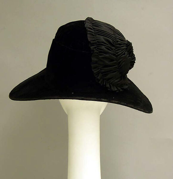 Hat, silk, American