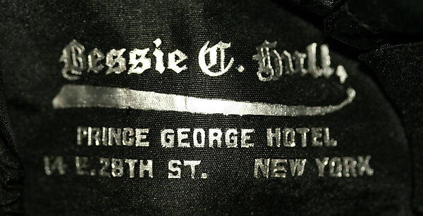 Hat, silk, American