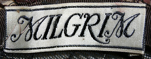 Hat, Milgrim (1927–1990), feathers, wool, horsehair, American