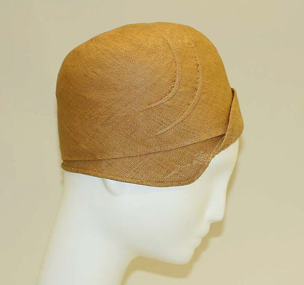 Cloche, straw, American