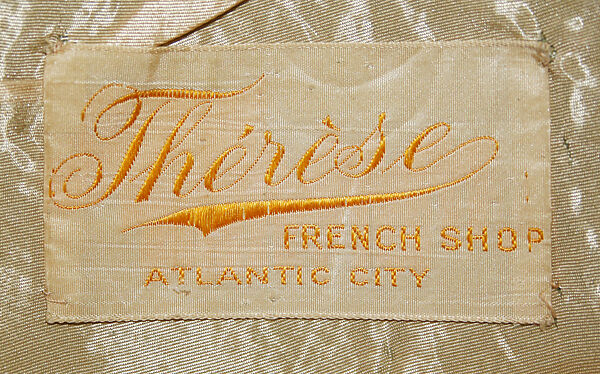 Cloche, wool, metal, French