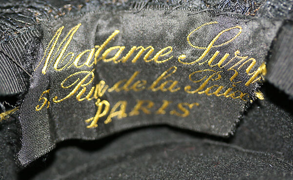 Hat, Madame Suzy (French), wool, French