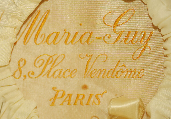 Hat, straw, silk, French
