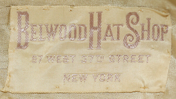 Hat, silk, American