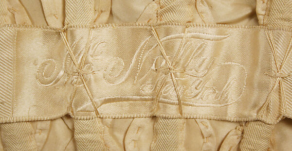 Wedding dress, silk, American