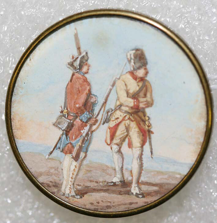 Button, glass, probably European