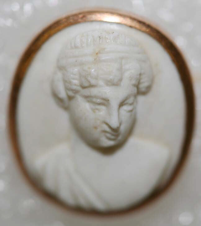 Button, metal, Italian