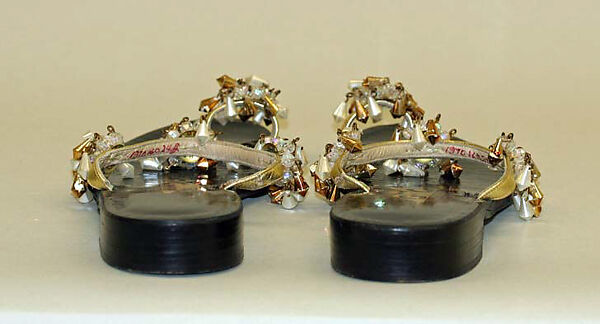 Sandals, leather, Italian