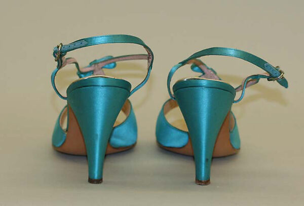 Evening sandals, Delman (American, founded 1919), [no medium available], American