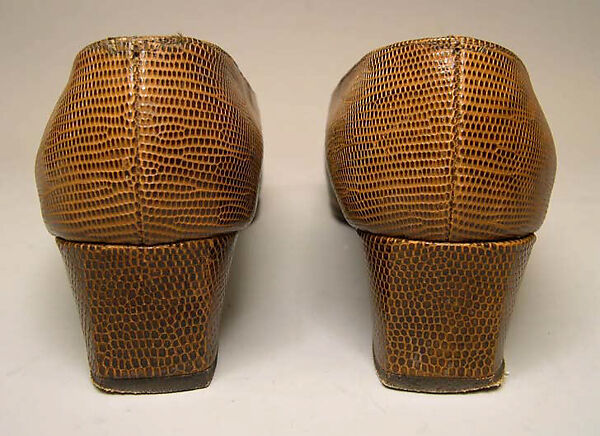 Pumps, Roger Vivier (French, 1913–1998), lizard skin, French