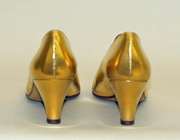 Evening shoes, leather, Belgian