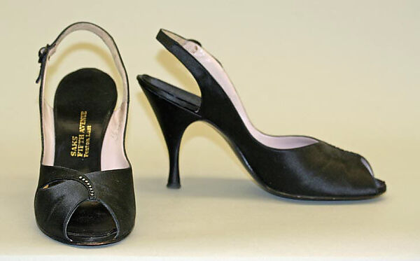Evening shoes, Saks Fifth Avenue (American, founded 1924), [no medium available], American 