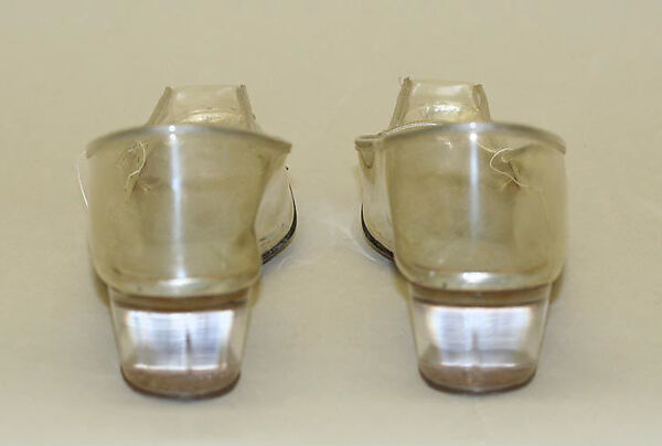 Evening shoes, Herbert Levine Inc. (American, founded 1949), plastic (polyvinyl chloride, acrylic), American