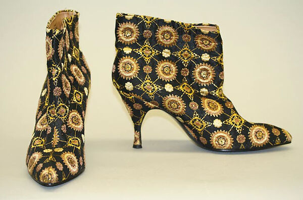 Evening boots, Herbert Levine Inc. (American, founded 1949), [no medium available], American 