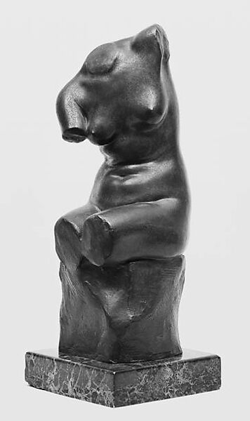 Torso of a Woman, Evelyn Beatrice Longman (American, Winchester, Ohio 1874–1954 Osterville, Massachusetts), Bronze, American