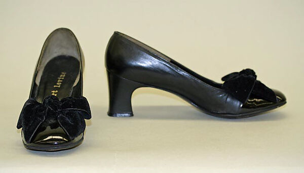 Shoes, Herbert Levine Inc. (American, founded 1949), leather, plastic (vinyl), American 