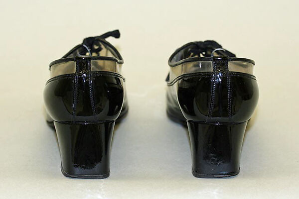 Oxfords, Herbert Levine Inc. (American, founded 1949), leather, plastic (polyurethane, polyvinyl chloride, acrylic), American