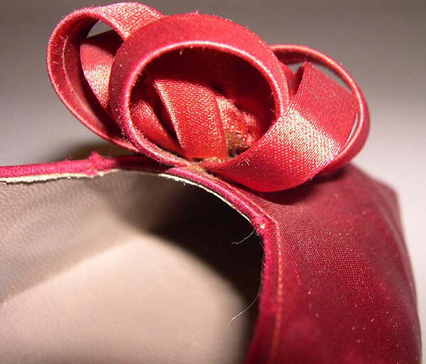 Evening shoes, House of Dior (French, founded 1946), silk, leather, French