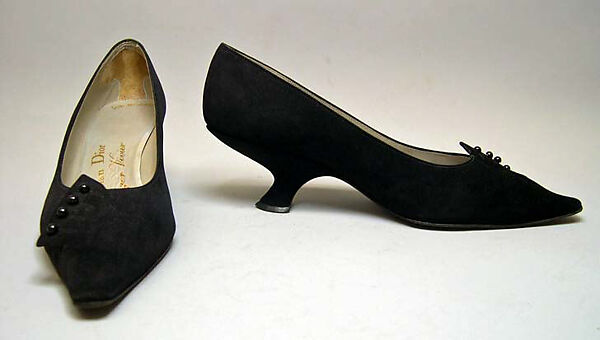 Shoes, House of Dior (French, founded 1946), leather, plastic, French 