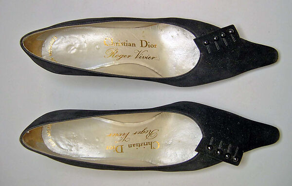 Shoes, House of Dior (French, founded 1946), leather, plastic, French