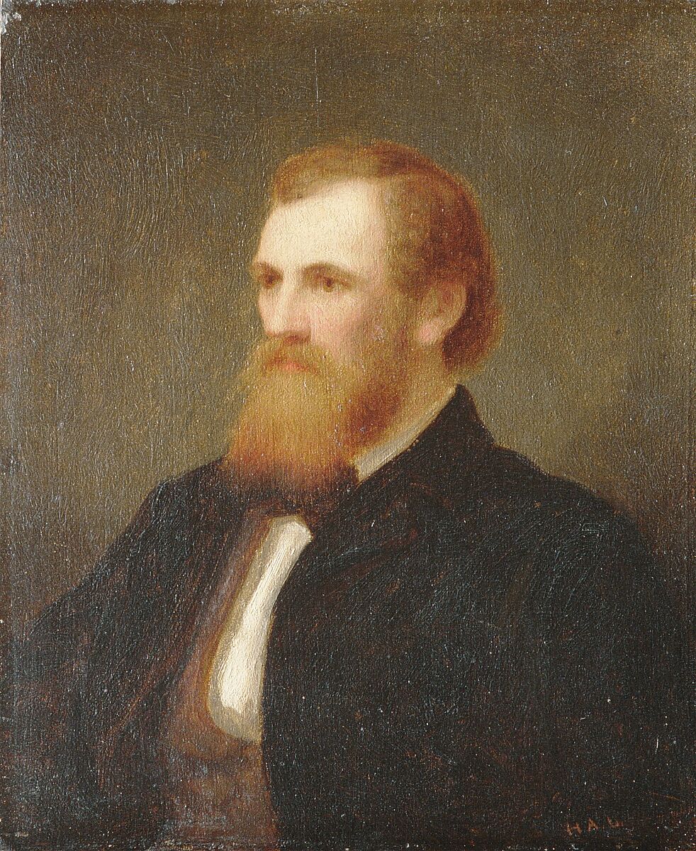 John Quincy Adams Ward, Henry Augustus Loop (1831–1895), Oil on panel, American 
