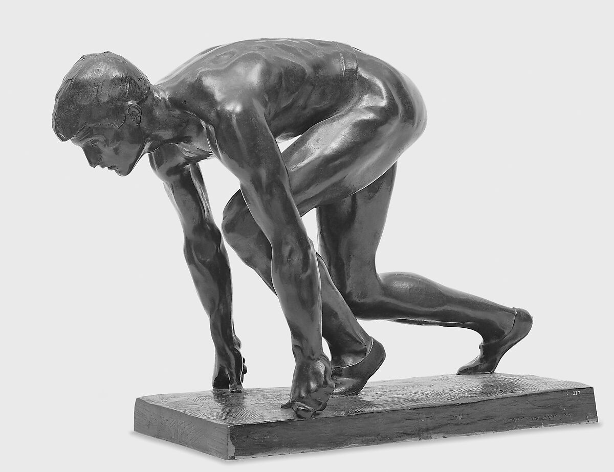 The Sprinter, Charles Albert Lopez (American (born Mexico), Matamoras 1869–1906 New York), Bronze, American 