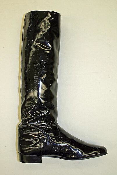 Boots, Herbert Levine Inc. (American, founded 1949), plastic (vinyl), leather, American 