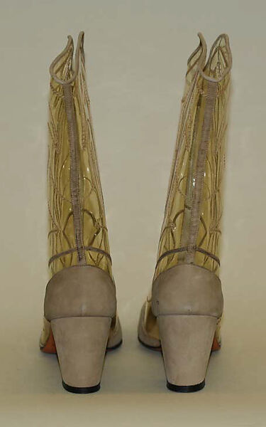 Cowboy boots, Herbert Levine Inc. (American, founded 1949), leather, plastic (vinyl), American