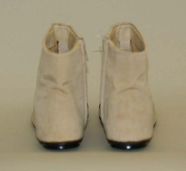 Booties, Herbert Levine Inc. (American, founded 1949), silk, leather, American
