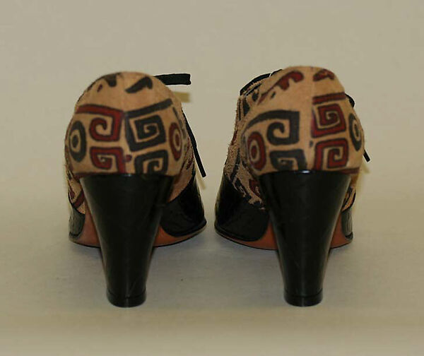 Shoes, Herbert Levine Inc. (American, founded 1949), leather, American