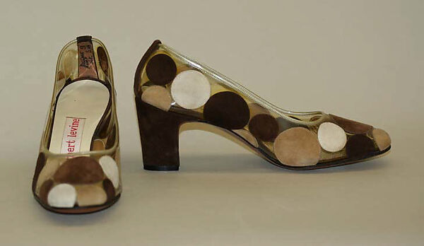 Shoes, Herbert Levine Inc. (American, founded 1949), plastic (vinyl), leather, American 