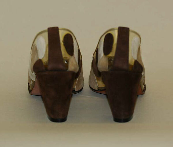Shoes, Herbert Levine Inc. (American, founded 1949), plastic (vinyl), leather, American