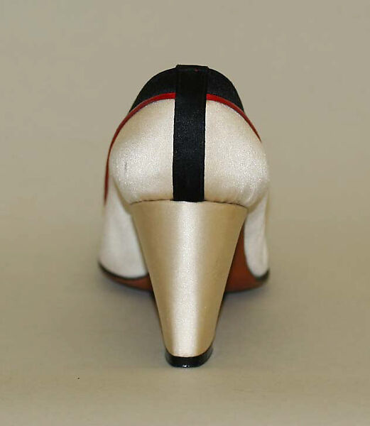 Evening shoes, Herbert Levine Inc. (American, founded 1949), silk, leather, American