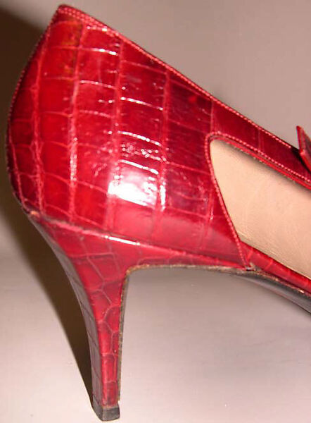 Shoes, House of Dior (French, founded 1946), leather, French