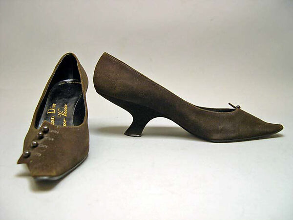 Pumps, House of Dior (French, founded 1946), leather, plastic, French 