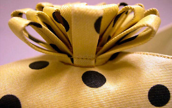 Accessory set, (a, b) Roger Vivier (French, 1913–1998), silk, leather, French