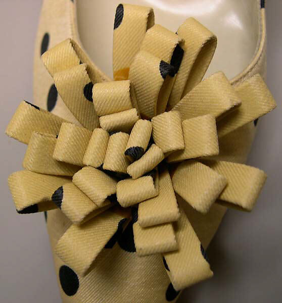 Accessory set, (a, b) Roger Vivier (French, 1913–1998), silk, leather, French