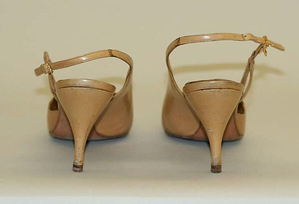 Shoes, House of Chanel (French, founded 1910), leather, French