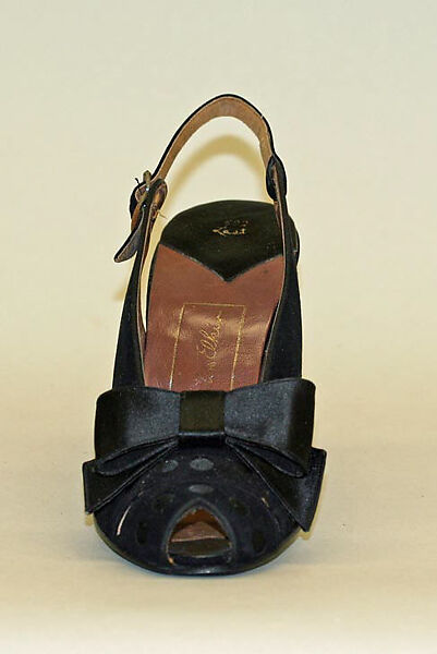 Pumps, Newton Elkin Shoe Co., leather, American