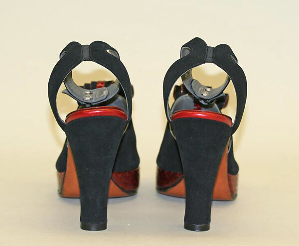 Shoes, Mackey-Starr, Inc., leather, reptile, American